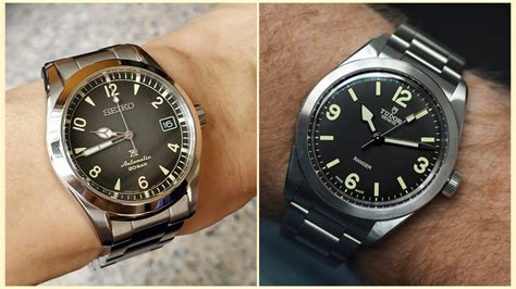 seiko alpinist vs rolex explorer